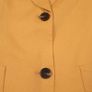 Zara Mustard Yellow Single-Breasted Linen Tailored Blazer Jacket Size S Image 5