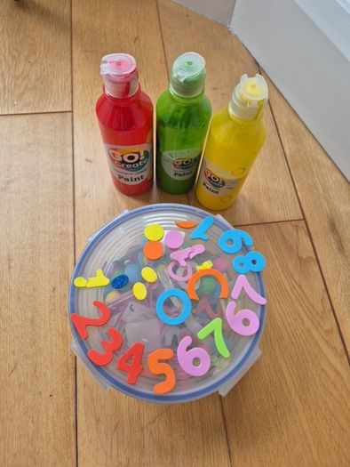 Paints and crafts supplied