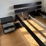 Double bed frame and bedside locker Image 2