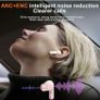 Wireless Earbuds Bluetooth 5.4 Headphones, Touch Screen Earbuds, Call ENC Noise Active Noise Cancelling, in-Ear Headphones USB Charging Case Earbuds for iPhone/Android, Pink-ST3 Image 5