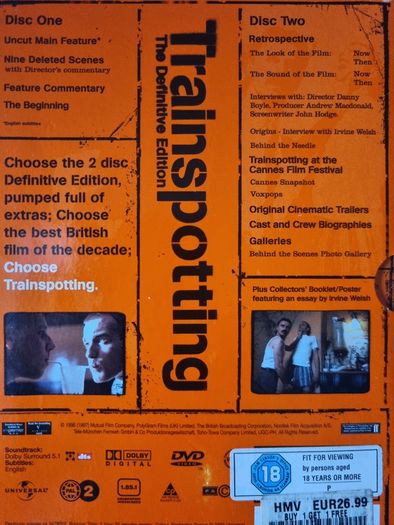 Trainspotting 2 Disc Definitive Edition