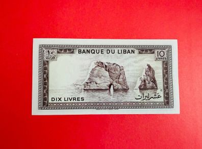 Lebanon  10  LIVRES  1986  Pick 63 ( Uncirculated )