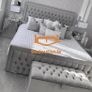 Ottoman Bed Frame Velvet Gas Lift Princes Rectangle Double & King Size Bed Image 5