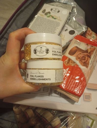 Stamps, Clay, Gold leaf craft supplies