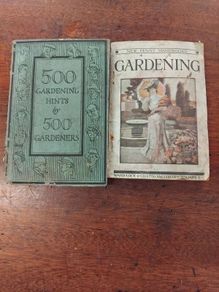 2 Antique Gardening Books