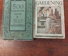 2 Antique Gardening Books