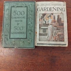 2 Antique Gardening Books
