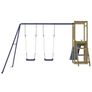 Outdoor Playset | Brown | Solid pine wood, Polypropylene | Large Image 4