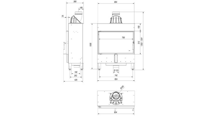 Lucy 14 Slim 10kW Insert Stove
