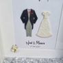 Mr and Mrs Wedding 3D Memento Frame Image 2
