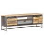 TV Cabinet 120x30x40 cm Solid Mango Wood Image 10