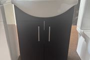 Clearance Black Vanity Unit Tap &amp; Waste