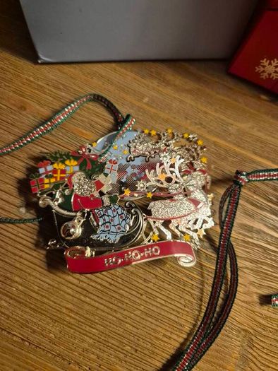 Newbridge Silverware Christmas Ornaments Bundle | Angel, Train, Fox & More | Boxed Collectibles