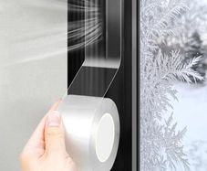 Window Weather Sealing Tape 3 cm x 10 m Waterproof Window Draft Isolation Sealing Film Weather Seal Tape for Door Draft Stopper Adhesive Tape No Residue Sealant for Winter