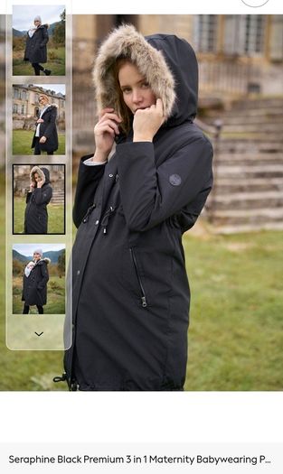 Seraphine 3 in 1 Maternity Babwearing coat 14