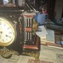 Rare 19th-century 1867 until 1889 French Architectural Mantel Clock by Samuel Marti, Enamel Dial In Working Condition, Image 7