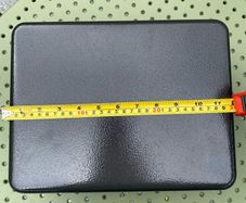 Metal storage box with key