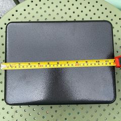 Metal storage box with key