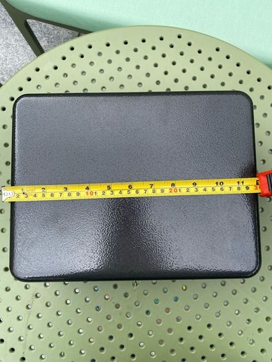 Metal storage box with key