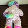 Build a Bear Lisa Frank multicolored rainbow leopard plush in pjs Image 2