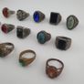Traditional Ring Collection Lot of 15 Rustic Brass Jewellery Pieces Image 4