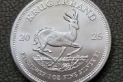 SA 2025 Krugerrand 1 oz .999 Silver coin