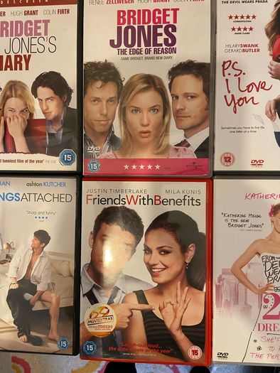 DVD bundle 6 romantic comedy titles