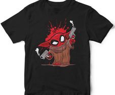 Yodapool , baby yoda with deadpool costume funny t-shirt