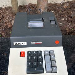 vintage electronic desktop adding machine