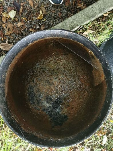 A selection of old skillets