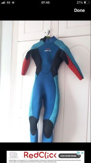 ladies 5/4mm wetsuit