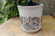 Vintage pottery storage jar