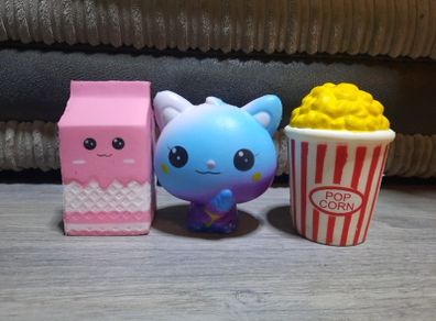 3 squishy toys