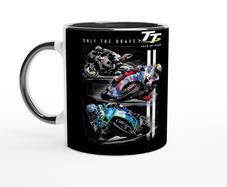 Isle Of Man TT Only The Brave Ceramic Mug Color Enhanced 11oz Design