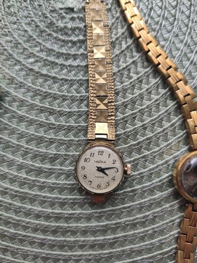 Vintage 1980s Ladies Mechanical Watches (Chaika & Zaria) - Lot of 3