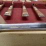 Vintage Heritage Plate Fish Knife & Fork Set in Case  England Image 3