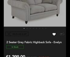 Ez living 2 seater sofa