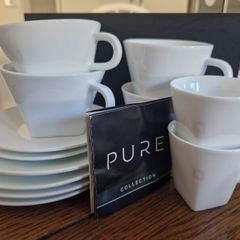 Pure Nespresso cups & saucers