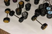 hotwheels rubber custom wheels 10 different colours and styles
