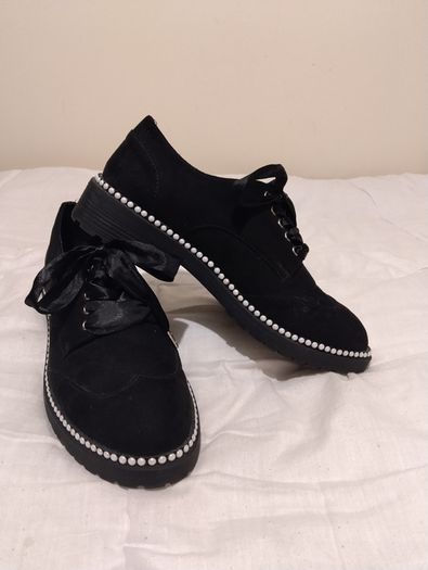 Black Suede Shoes, New