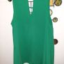 River Island Emerald Green Asymmetrical Top , UK 18 , Mint Condition Image 4