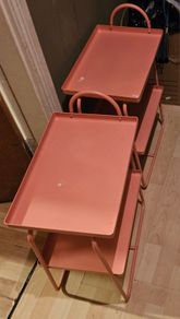 2 Pink Ikea Trolleys