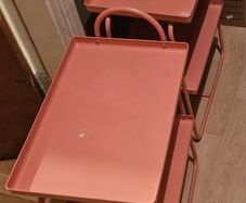 2 Pink Ikea Trolleys