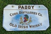 Paddy whiskey advertising mirror