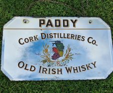 Paddy whiskey advertising mirror