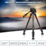 Professional Camera Tripod Kit with Double Support 360 Degree Pan Pan Head Realease Quick Release Plate for Nikon Canon Panasonic Sony Olympus Pentax Image 10
