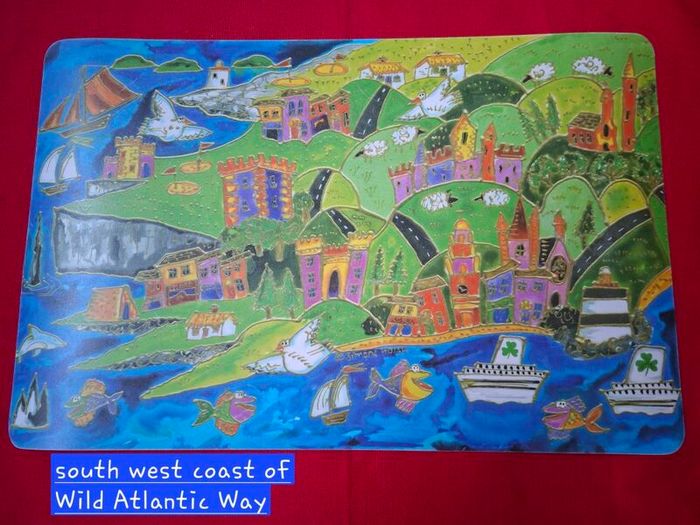 Simone Walsh 8 Place Mats (Dublin & Wild Atlantic Way)