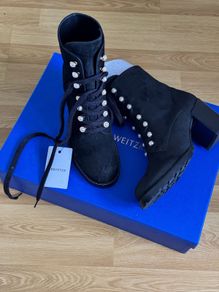 Stuart Weitzman Ivey Boots RRP 750 SZ7 Eur 40 NEW IN BOX