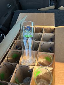 24 Rockshore Pint Glasses.