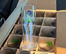 24 Rockshore Pint Glasses.